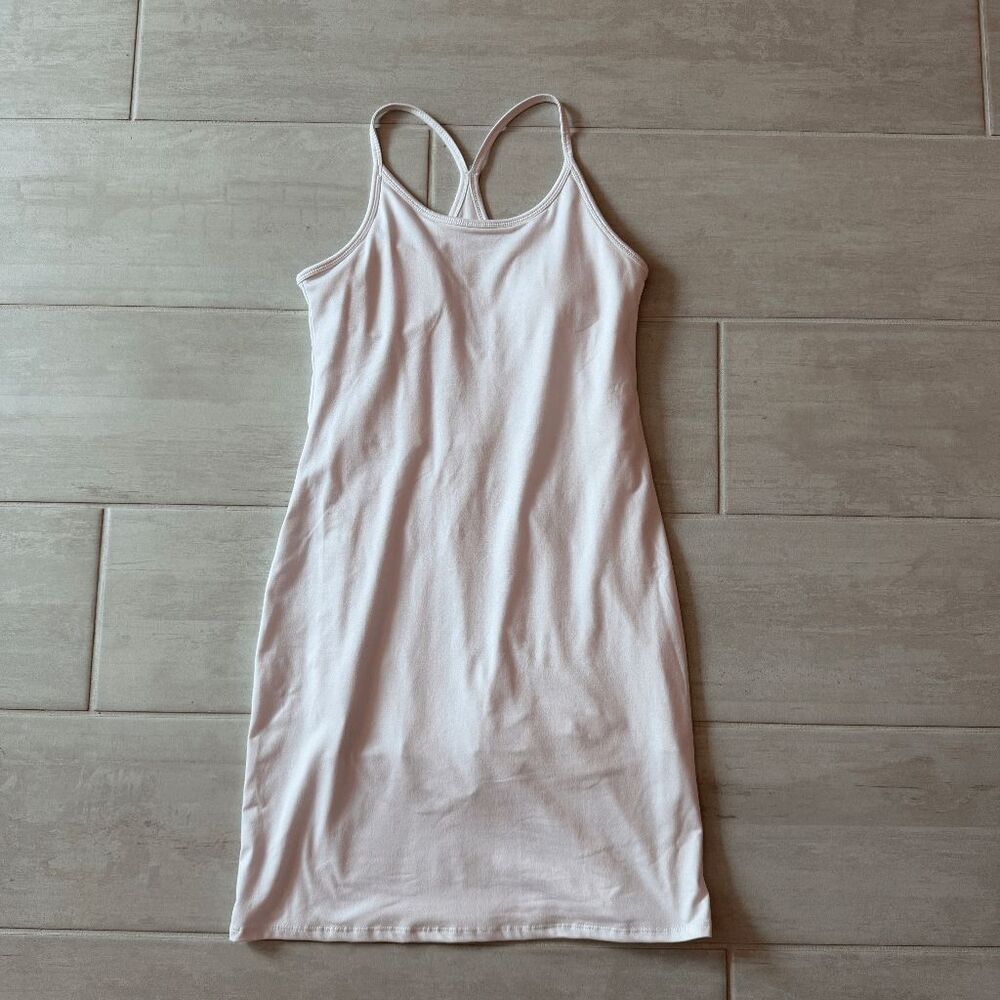 Kyodan MossFlex Active Dress Tank Top Built-in Shorts White XS Tennis Pocket